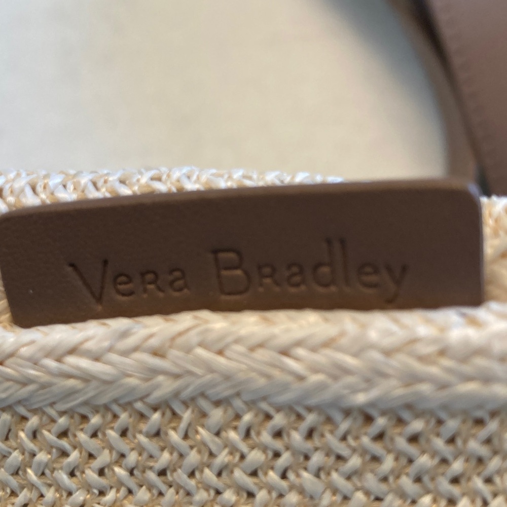 Vera Bradley Cream and Navy Anchor Backpack - Picture 2 of 11